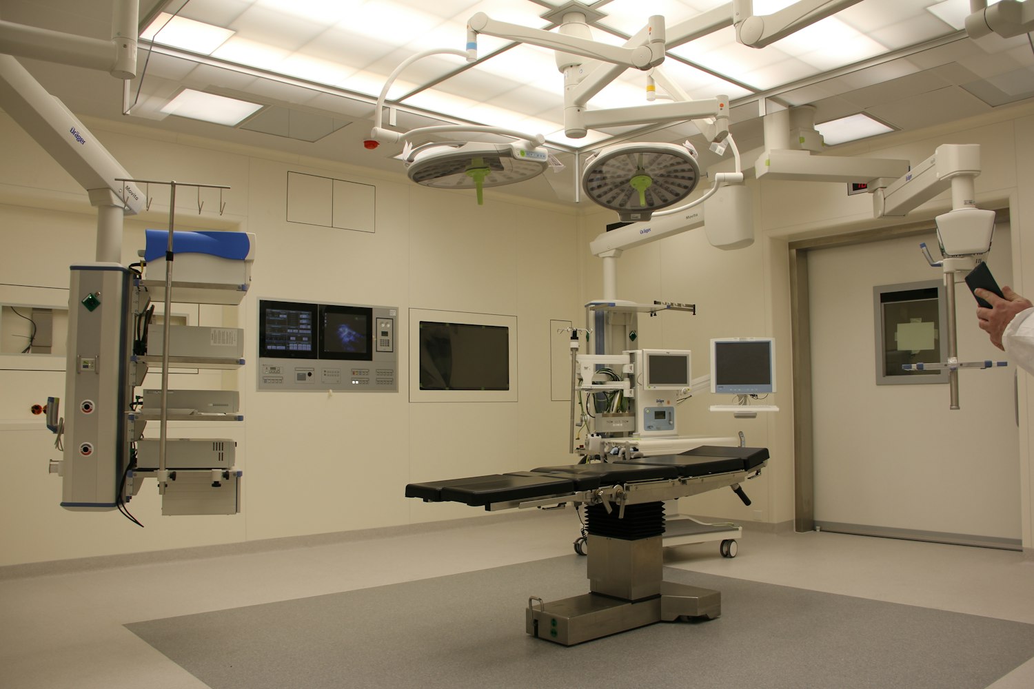 An empty operating theatre